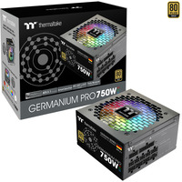 Thermaltake Germanium Pro RGB 750W, PC strømforsyning Sort