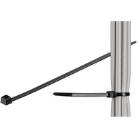 goobay 17069 kabelsamler Sort 100 stk, Kabelbindere Sort, Sort, 5 cm, -35 - 85 °C, 20 cm, 2,5 mm, 100 stk