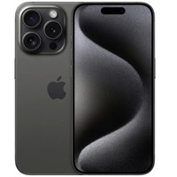 Apple iPhone 15 Pro 256GB Renoveret, Mobiltelefon Sort