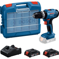 Bosch Batteri slagboremaskine GSB 18V-25 Professional, 18 Volt, Slagborer skruemaskine Blå/Sort