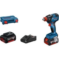 Bosch GDX 18V-200 3400 rpm Sort, Blå, Rød, Schlagskruemaskine Blå/Sort, Slagnøgle, Pistolhåndtag, 1/4", Borepatron til hurtig frigivelse, Sort, Blå, Rød, Børstefri
