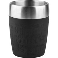 Emsa 514514 rejsekrus Sort, Termokrus Sort/rustfrit stål, Sort, Kina, 87 mm, 94 mm, 112 mm, 204 g