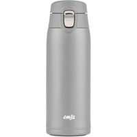 Emsa Light Mug 400 ml Sølv, Termokrus Sølv, Sølv, Rustfrit stål, Polypropylen (PP), 400 ml, 6,6 cm, 196 mm
