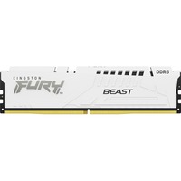 Kingston FURY FURY Beast 16GB 5600MT/s DDR5 CL36 DIMM White EXPO, Hukommelse Hvid, 16 GB, 1 x 16 GB, DDR5, 288-pin DIMM
