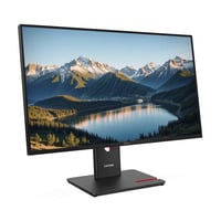 Lenovo ThinkVision T27Q-40 computerskærm 68,6 cm (27") 2560 x 1440 pixel Wide Quad HD LED Sort, LED-skærm Sort, 68,6 cm (27"), 2560 x 1440 pixel, Wide Quad HD, LED, 6 ms, Sort