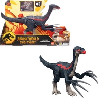 Mattel JURASSIC WORLD SLASH 'N ROAR Therizinosaurus, Spil figur Jurassic World SLASH 'N ROAR Therizinosaurus, 4 År, Flerfarvet, Plast