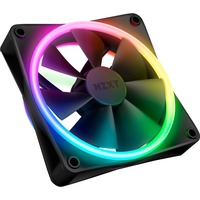 NZXT F120 RGB DUO Single 120x120x25, Sag fan Sort