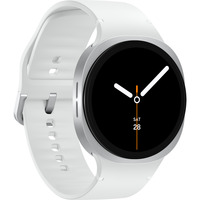 Samsung Galaxy Watch 8 3,81 cm (1.5") AMOLED 44 mm Digital 480 x 480 pixel Berøringsskærm Sølv Wi-Fi GPS (satellit), SmartWatch Sølv, 3,81 cm (1.5"), AMOLED, Berøringsskærm, 32 GB, GPS (satellit), 34 g