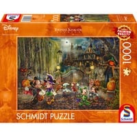 Schmidt Spiele Thomas Kinkade Studios: Disney Dreams Collection - Mickey & Minnie Halloween Fun, Puslespil 