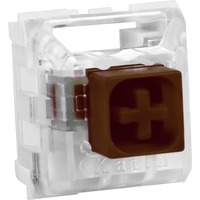 Sharkoon Tactile Kailh Box Brown Tastaturafbrydere, Key switch Brown/gennemsigtig, Tastaturafbrydere, Brun, Hvid