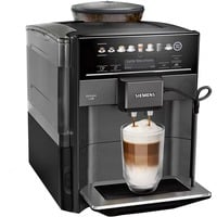 Siemens EQ.6 plus s100 Fuld-auto Espressomaskine 1,7 L, Kaffe/Espresso Automat Sort, Espressomaskine, 1,7 L, Kaffebønner, Malet kaffe, Indbygget kværn, 1500 W, Sort