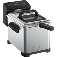 Tefal Family Pro FR507D Enkelt 4 L Enkeltstående 2400 W Frituregryde Rustfrit stål, Deep friture rustfrit stål/Sort, Frituregryde, 4 L, 1,3 kg, 4 L, Metal, 130 °C