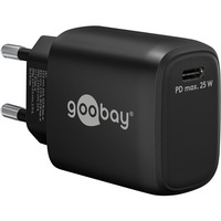 goobay USB-C PD GaN hurtigoplader 25 watt Sort