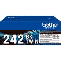 Brother TN-242BKTWIN tonerpatron 2 stk Original Sort 2500 Sider, Sort, 2 stk