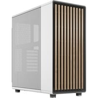Fractal Design North Chalk White, Towerkabinet Hvid/træ