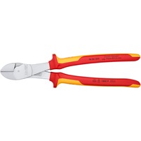 KNIPEX Kraftig sideskærer 74 06 250 VDE, Skære tang Rød/Gul
