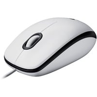 Logitech M100, Mus Hvid/grå