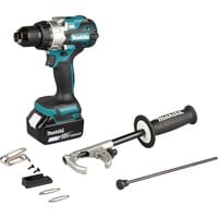 Makita Batteridrevet slagboremaskine DHP492RTJ, 18Volt, Slagborer skruemaskine Blå/Sort