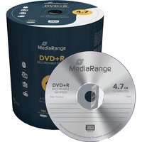 MediaRange MR443 tom DVD 4,7 GB DVD+R 100 stk, DVD tomme medier DVD+R, Kageæske, 100 stk, 4,7 GB