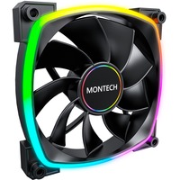 Montech RX140 PWM 140x140x25, Sag fan Sort