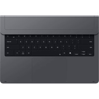 Samsung Pro Tastatur, Etui grå, DE-layout, QWERTZ, Tysk, Touchpad, Samsung, Galaxy Tab S11 Ultra, Grå