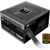 Thermaltake SMART BM3 750W, PC strømforsyning Sort