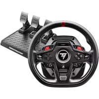 Thrustmaster T248R Kulfiber USB Rat + Pedaler Analog/digital PC, PlayStation 4, PlayStation 5 Sort, Rat + Pedaler, PC, PlayStation 4, PlayStation 5, Knappen Tilstand, Knappen Menu, D-måtte, Analog/digital, Hybrid drive, Ledningsført