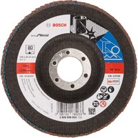 Bosch 2 608 606 924 tilbehør vinkelsliber Slibeskive Slibeskive, Metal, 12,5 cm, Bosch, Sort, 1 stk