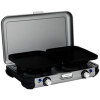 Campingaz 2176805 Camping Kitchen 2 Grill & Go CV, Gaskomfur gaskoger grå/Sort