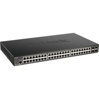D-Link DGS-1250-52XMP Administreret L3 Strøm over Ethernet (PoE) Sort, Switch Administreret, L3, Strøm over Ethernet (PoE), Stativ-montering