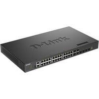 D-Link DXS-3410-32XY netværksswitch Administreret L3 Fast Ethernet (10/100) Sort Administreret, L3, Fast Ethernet (10/100), Fuld duplex, Stativ-montering