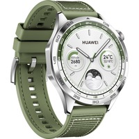 Huawei WATCH GT 4 3,63 cm (1.43") AMOLED 46 mm Digital 466 x 466 pixel Rustfrit stål Wi-Fi GPS (satellit), SmartWatch Grøn, 3,63 cm (1.43"), AMOLED, 32 GB, Wi-Fi, GPS (satellit), 48 g