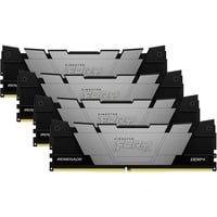 Kingston FURY FURY 128 GB 3600 MT/s DDR4 CL18 DIMM (sæt med 4) Renegade Sort, Hukommelse Sort, 128 GB, 4 x 32 GB, DDR4, 288-pin DIMM