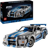 LEGO 2 Fast 2 Furious Nissan Skyline GT-R (R34)-bil, Bygge legetøj Byggesæt, 18 År, Plast, 1410 stk, 2,05 kg