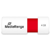 MediaRange USB-stik Hvid/Rød