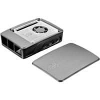Raspberry Pi Foundation Plastikhus til Raspberry Pi 5, Boliger grå