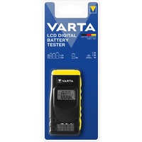 Varta 891101401 batteritester Sort, Gul, Måleinstrument Sort, 9v, AA, AAA, AAAA, C, D, 9 V, Sort, Gul