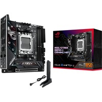 ASUS ROG STRIX B850-I GAMING WIFI AMD B850 Sokkel AM5 mini ITX, Bundkort AMD, Sokkel AM5, AMD Ryzen 7000 Series, AMD Ryzen 8000 Series, AMD Ryzen 9000 Series, Sokkel AM5, DDR5-SDRAM, 96 GB