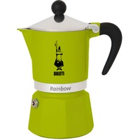 Bialetti Rainbow 0,27 L Aluminium, Termoplast, Espressomaskine Grøn, 0,27 L, Aluminium, Termoplast, Grøn, 220 mm, 9,5 cm