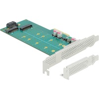 DeLOCK 89047 interface-kort/adapter Intern M.2, SATA, Controller PCIe, M.2, SATA, Lavprofil, PCIe 4.0, 5 - 50 °C, -25 - 70 °C