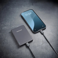 Intenso Magnetic Wireless Powerbank MW5000 Grey, Power Bank grå