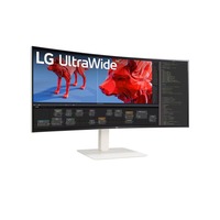 LG LED-skærm Hvid