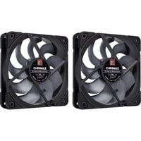 Noctua NF-A12x25 G2 PWM Sx2-PP chromax.black, Sag fan Sort/Beige
