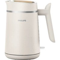Philips Eco Conscious Edition HD9365/10 Elkedel i 5000-serien hvid (mat), 1,7 L, 2200 W, Plast, Vandmåler, Ledningsfri, Filtrering
