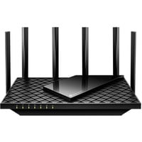 TP-Link Archer AX5400 trådløs router Gigabit Ethernet Tri-band (2,4 GHz/5 GHz/6 GHz) Sort Sort, Wi-Fi 6E (802.11ax), Tri-band (2,4 GHz/5 GHz/6 GHz), Ethernet LAN, Sort, Bordplade router