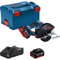 Bosch GKM 18V-50 PROFESSIONAL 13,6 cm Sort, Blå, Rød 4250 rpm, Rundsav Blå/Sort, Metal, Sort, Blå, Rød, 13,6 cm, 4250 rpm, 2 cm, Batteri