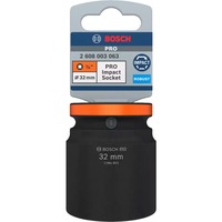 Bosch PRO Impact topnøgle 32mm, 3/4" Sort