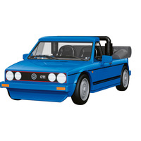 COBI Volkswagen Golf GTI British Version Cabriolet (1984), Bygge legetøj Blå