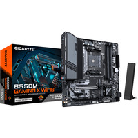 GIGABYTE B550M GAMING X WIFI6, Bundkort Sort/grå