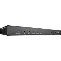 Lindy 4 Port HDMI 2.0 Splitter, HDMI splitter Sort